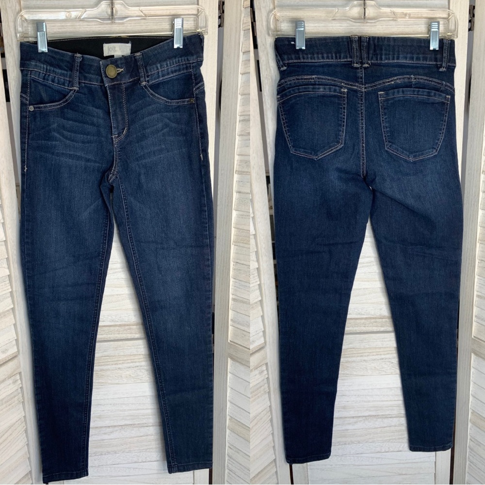 Jolt Skinny Shaping Dark Wash Mid Rise Stretch Jeans 3
